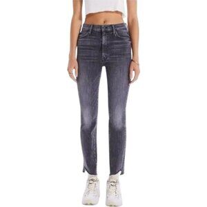 MOTHER High Waist Rascal Ankle Step Jeans 29 Straight Leg ‘Night Wash’